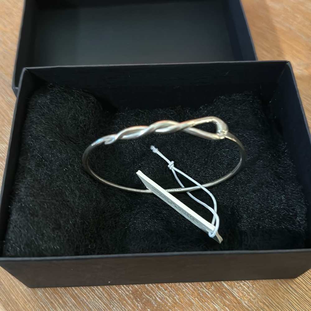 Sterling Silver Infinity Bracelet